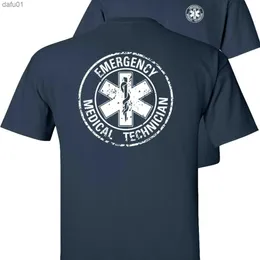 Circle Distressed Paramedic Technician T-shirt EMS EMT Occupational Summer Cotton Short Sleeve O-Neck unisex t-shirt Ny S-3XL L230520