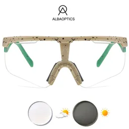 Okulary na świeżym powietrzu albaoptics pochromic Cycling okulary men alba optyki gogle rowerowe rower okulary kobiety sportowe okulary przeciwsłoneczne alba delta 230607