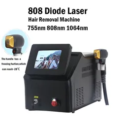2024 Neue Diodenlaser-Haarentfernungsmaschine 755 808 1064 nm Haarentfernungslaser-Lasermaschine Permanente Enthaarungsmaschine Haarentfernungslaser