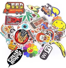 1000Pcs Glossy Stickers Car Skateboard Motorcycle Bicycle Luggage Laptop Wall Decals Pack1432372