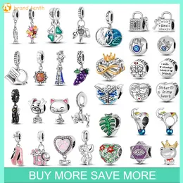 925 Sterling Silver for pandora charms authentic bead beads Brand Charm Bracelet Diy Jewelry Gifts for Girlfriend Anniversary