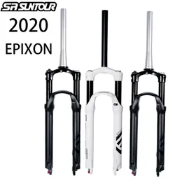 Forcelle bici SR SUNTOUR EPIXON MTB Forcella anteriore per mountain bike 2627.529 pollici Corsa 100 mm Smorzamento aria Controllo sospensione remoto Parti di biciclette 230606