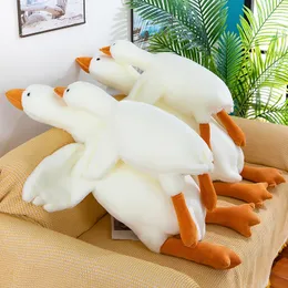 Big white goose sleeping pillow plush toy pet goose doll pillow baby children's toys