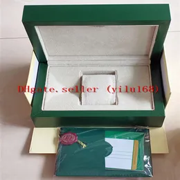 Luxo alta qualidade relógio verde caixa original papéis bolsa caixas de cartão 0 8 kg para 116610 116660 116710 116500 116520 3135 3255 4130223o