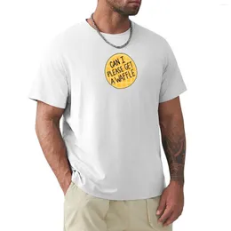 Men's Polos Can I Please Get A Waffle T-Shirt Custom T Shirts Design Your Own Quick Drying Short Sleeve Mens Big And Tall