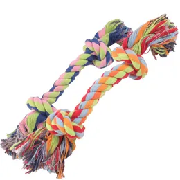 Pet Product for Dog Pet Supplies Puppy Dogs Cotton Linen Braided Bone Rope Clean Molar Chew Knot Play Toys Large Small Dogs Toys