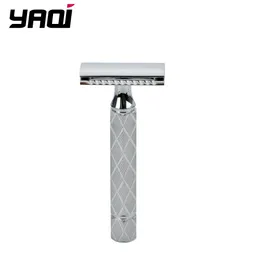 Blades Yaqi Chrome Color Hexahedral Handle Safety Razor