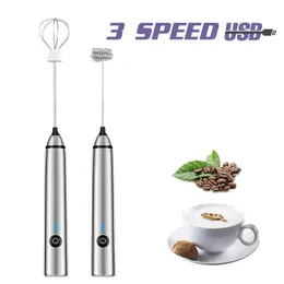 Frothers Multifunction Kitchen Mini Electric Handle Bater Tool Tool Rotatable Byky Shake Frother Mixer Foômer Cooking Home Baking Gadget