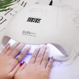 Essiccatori Nuovo Sun X Plus Lampada per unghie UV LAMPAGGIO PER ESCENTI A UNDI CON SENSORE AUTO AUTO Timer per asciugatura lampada professionale polacca per manicure