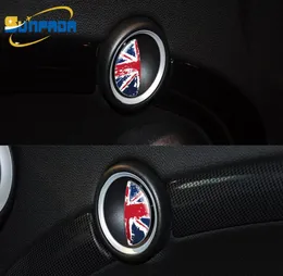 Nyaste designinredning Dörrhandtag Decoration Car Styling Car Stickers för BMW Mini Cooper S R55 R56 R57 Cartoon National Flag4151083
