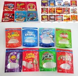 cereal treats edible packaging mylar bags CAP039N crunch stokies trix fruity pebbles lucky charms rice krispies bar stand up po3698770