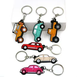 New car PVC keychain pendant advertising gift cute ins cartoon animation accessories