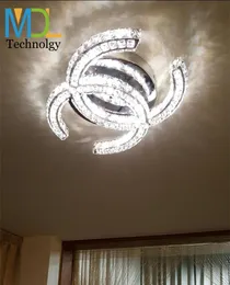LED Crystal Chandeliers 15W 18W 35W 48W Ceiling Hanging Lights suspension Modern K9 Pendant Light Fixtures For Living room Dining 6851250