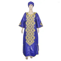 Ethnic Clothing H&D African Clothes For Women Wedding Party Tradition Dress Bazin Riche Boubou Marocain Femme Vetement 2023 Long Robes