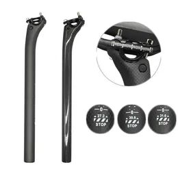 Велосипедные стебли нет MTB Seat Post Seat 27.230.831.6 мм Mountainroad Bike Seatpost 3K MatteGloss велосипедные детали 230606