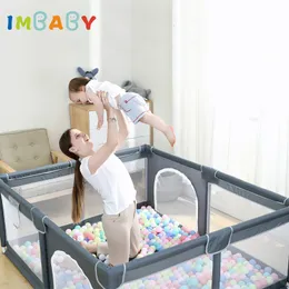 Bed Rails IMBABY Children's Playpens With 50 Ocean Balls 2 Rings For Children Pool Baby Safety Playground Fence Tents 230606