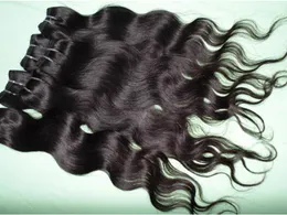 2021 top Selling 5pcs6pcs lot 1203903928quot 100 Cheap processed Brazilian Human Hair Weft Natural color1B Soft Wa1498571