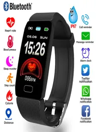 114 Smart Band Weather Display Blood Pressure Heart Rate Monitor Fitness Tracker Smart Watch Bracelet Waterproof Men Women Kids1430766