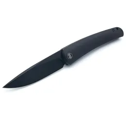 Tools Miguron Knives Akri Front Flipper Folding Knife 3.5" Hollow Grind 14C28N Blade Black G10 Handle Tactical Survival Pocket Knife