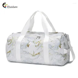 Duffel Bags Large Capacity Foldable Travel Duffle Bag Women Wet Dry Separation Waterproof Gym Sport Handbag Fashion Luggage Trend