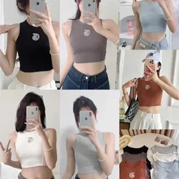 Sommer Frauen Tank Top Designer Baumwolle Unterwäsche Für Mädchen Hosenträger Weste Schlanke Bottom Tees Crop Top