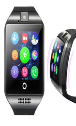 Q18 Smart Watch Bluetooth Watches Android with 03M Camera Smartwatch for android ios phone Micro SIM TF card Men Sports8984213