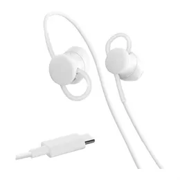 Fones de ouvido USB-C com fio Digital Headset Type-C para telefones Google Pixel - Branco