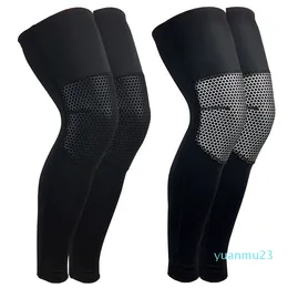 1 Pair High Quality Breathable Elastic Basketball Knee Pad Badminton Volleyball Hiking Outdoors Sports Safety Knee Support Wholesa