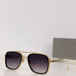 Occhiali da sole quadrati di nuovo design di moda FLIGHT 008 K montatura in oro stile semplice e generoso occhiali di protezione uv400 per esterni di fascia alta occhiali di vendita caldi