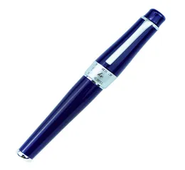Limited Edition Dark Blue Duke 2009 Fountain Pen Memory CharlieChaplin Big Size Unique Style MBent Nib Heavy Business Ink Pen 205403135