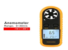 Digital Handheld Wind Speed Gauge Meter GM816 30ms 65MPH Pocket Smart Anemometer Air Wind Speed Scale Antiwrestling Measure9148655