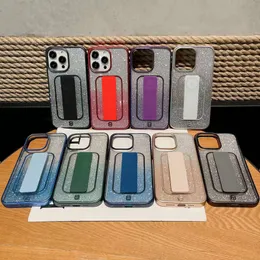 Bling Glitter Gradient iPhone 14 Pro MAX 13 12 11 X XR XS 7 8 Artı Lüks Kaplama Metalik Yumuşak TPU Araç Emme Manyetik Tutucu Kavrama Şerit Telefon Kapağı