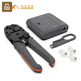 Zubehör Youpin Jimihome Network Cable Tabell Tool Multifunktionales Kabel Crimper Cutter Stripper -Ziffer für 4p 6p 8p Netzwerkreparaturwerkzeuge