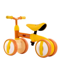 Barns balansbil utan pedal baby fyra hjul svängande bil barns rida på fordon baby walker balans cykel barn trehjuling