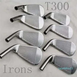 골프 클럽 T300 아이언 T300 골프 아이언 세트 49P48 RS Flex SteelGraphite Shaft가있는 헤드 커버