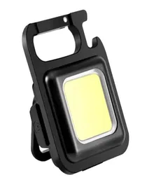 Mini Portable Keychain Light COB Light Source Camping Lantern Strong Magnet Hook Lock protable torch lighting8912878