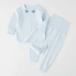 Установить чистую высокую талию брюки для защиты от живота весеннее осенние детское нижнее белье детское свитер.