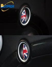 Nyaste designinredning Dörrhandtag Decoration Car Styling Car Stickers för BMW Mini Cooper S R55 R56 R57 Cartoon National Flag1233859