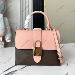 7A Designer Bag Mulheres Locky BB Bolsa M44141 com Caixa Top Quality Ombro Tote Bags Moda Senhoras Clássica Lona Genuína Couro Crossbody Bolsa Luxo Casual Bolsa