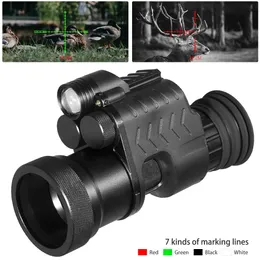 Устройство Fire Wolf Night Vision Optics Monocular для охоты на винтовки Wi -Fi App 200m NV 850NM IR Night Vision Binoculars