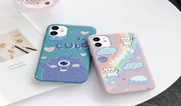 Cartoon Candy Rainbow Monster Phone Cases For iPhone 11 Pro Max X XS Max XR 7 8 6 6S Plus SE 2020 Cute Couples Soft TPU Shockproof8169954