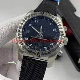 Nowe profesjonalne zegarki Mężczyzn Electronic Dual Time Strefa Wyświetlacz Orologio Di Lusso VB5010221B1W1 Pletacone zegarek na rękę
