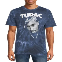 Tupac Tie Dye Men s and Big Men s Graphic T-shirt