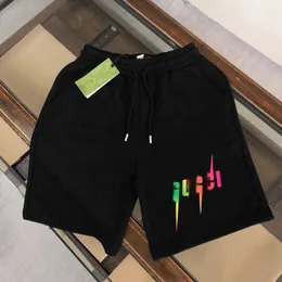 Trendy Marka Mens Kısa Gökkuşağı Mektup Pantolon Tasarımcı Erkek Kadın Moda Şortları Gevşek Jogging Sweatpants Çeşitli Stiller ve Boyutlar S-5XL