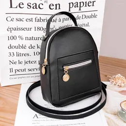 School Bags Fashion Women Backpack Mini Soft Touch Multi-Function Small Female Ladies Solid Classic Convenient Shoulder Bag