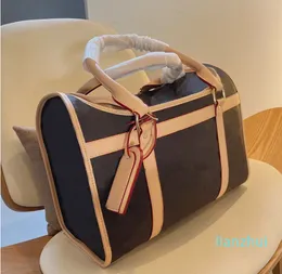 pet bag designer carriers leather houses outdoor travel puppy handbag