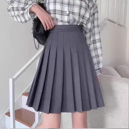 A-Line Pleated Mini Skirt High Waist, Preppy Style, Black Short Skirt for  Women Girls Casual Flattering, Buy Now!