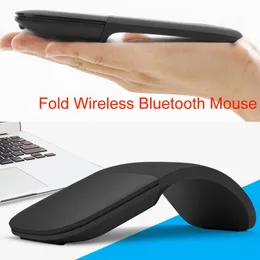 Mice Folding Wireless Bluetooth Mouse Suitable For Business Office Laptop And Desktop Computer 1200 DPI 3 Keys Mute Touch Mouse