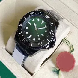 Men Automatic Watches Ceramic Bezel Black Stainless Steel Business Watch Mens 44mm montre de luxe311C