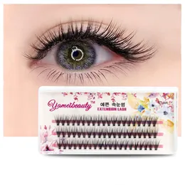 Lash Clusters 0.07D Individual Lashes 60 Clusters False Eyelash Cluster Lash Extensions DIY Individual Eyelash at Home